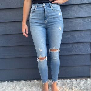 Abercrombie Super Skinny Ankle High Rise
